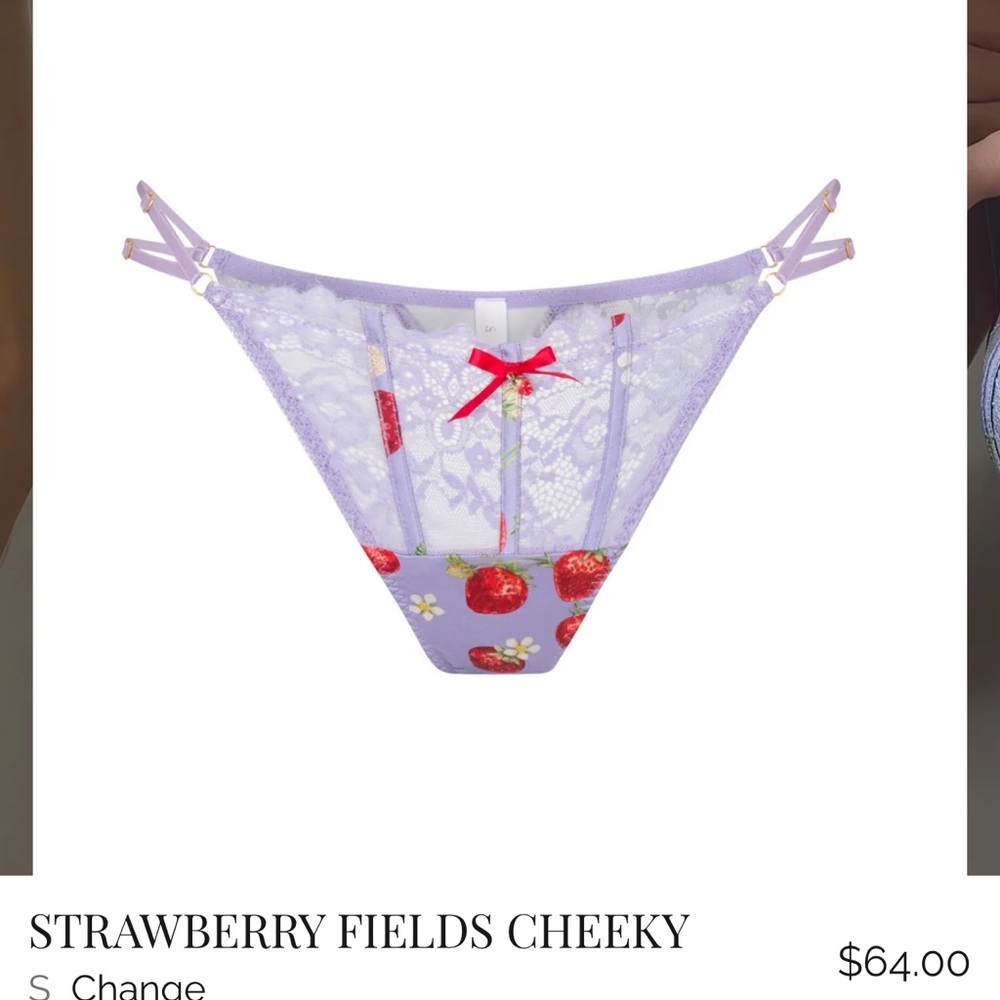 Empress Mimi Strawberry Fields Panty NWT